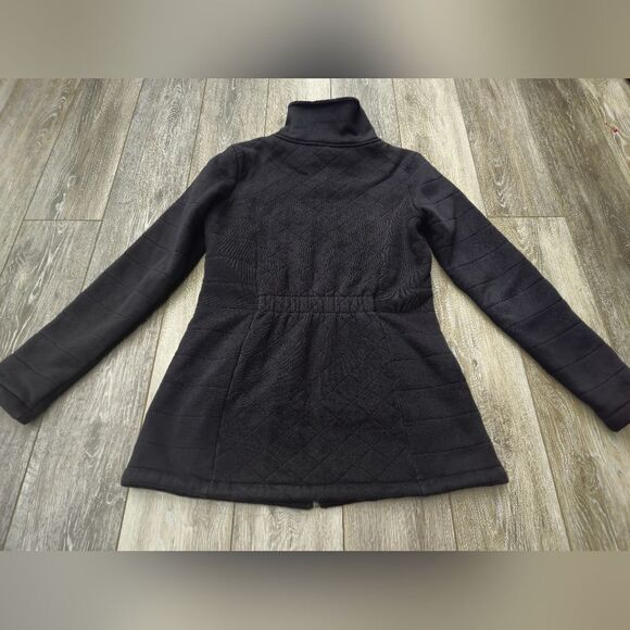 North Face Caroluna Quilted Fleece Lined Jacket size small women's  black warm - Picture 11 of 12